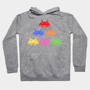 Pixelated Crab Monsters Hoodie